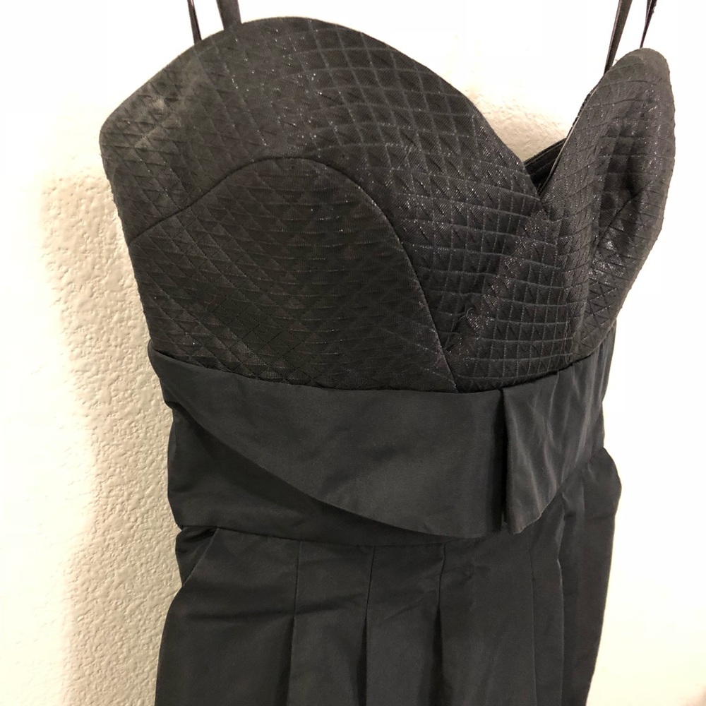BCBG strapless cocktail dress